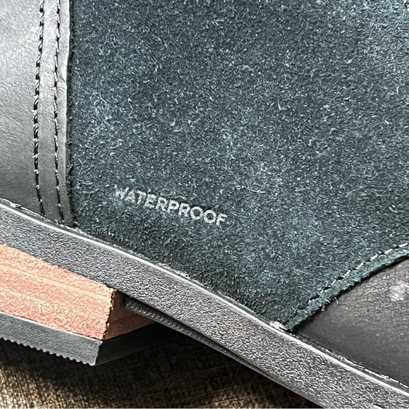 SOREL Emelie Short Lace Ankle Boots Waterproof Black Size 7 US - Picture 13 of 15